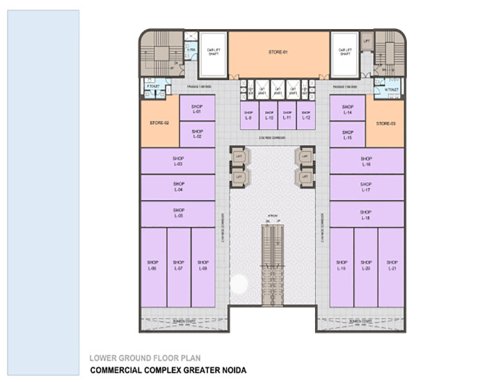 Alpha Grand lower ground floor plan